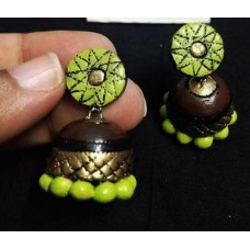 Handpainted Terracotta Jewellery – Ear rings